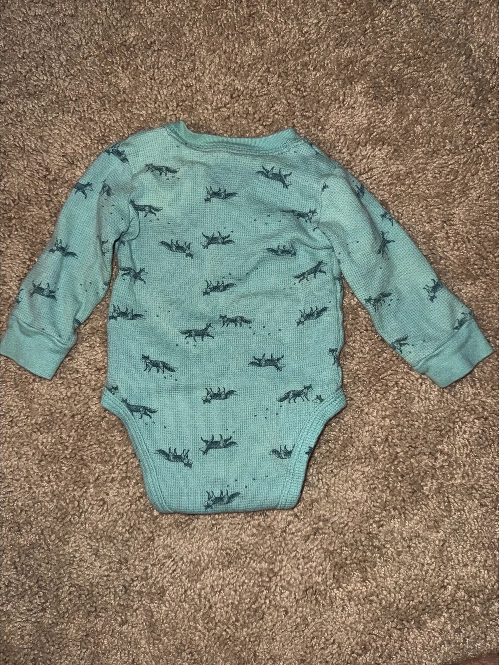 Carter's Baby Boys 6 Months Long Sleeve Dinosaur Bodysuit